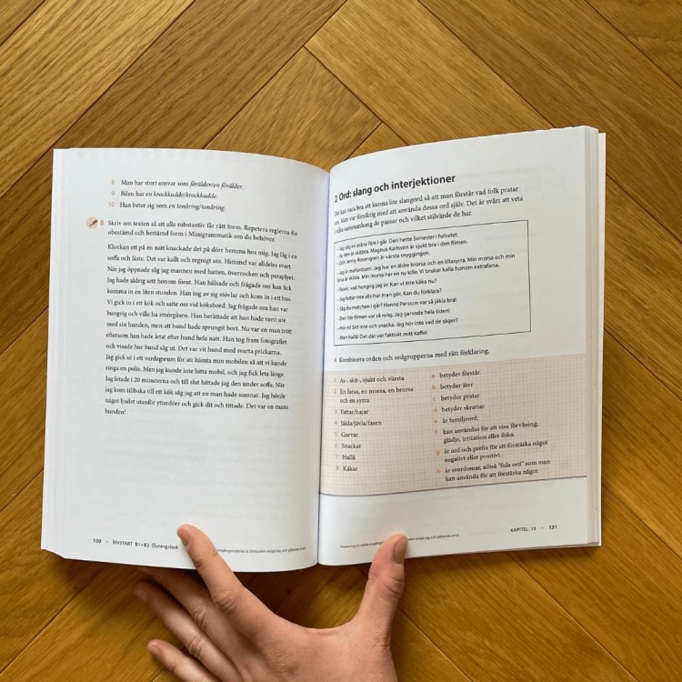 Rivstart B1/B2 zeszyt ćwiczeń do nauki języka szwedzkiego 5