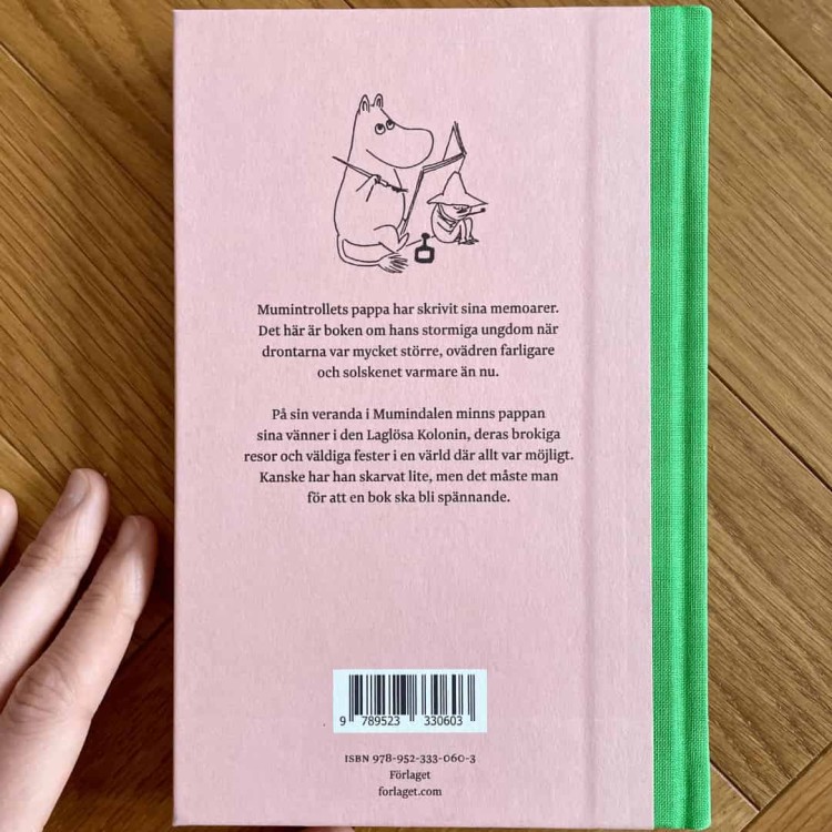 "Muminpappans memoarer" Tove Jansson, czyli "Pamiętniki Tatusia Muminka" w oryginale, po szwedzku 2