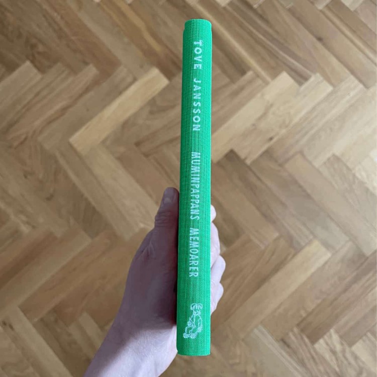 "Muminpappans memoarer" Tove Jansson, czyli "Pamiętniki Tatusia Muminka" w oryginale, po szwedzku 3