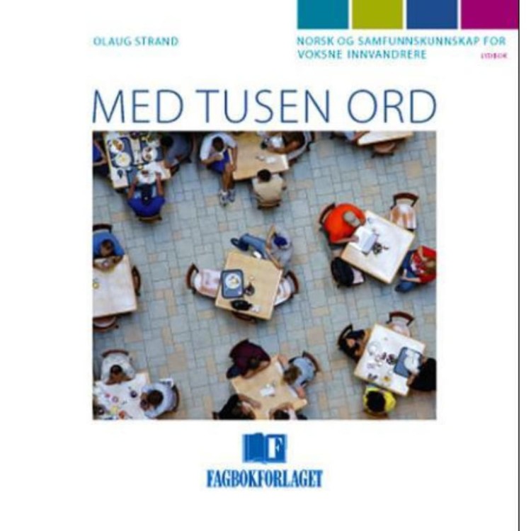 Med tusen ord Lydbok (CD) - Olaug Strand  do nauki norweskiego 1