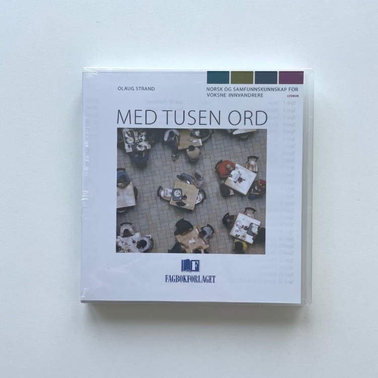 Med tusen ord Lydbok (CD) - Olaug Strand  do nauki norweskiego 2