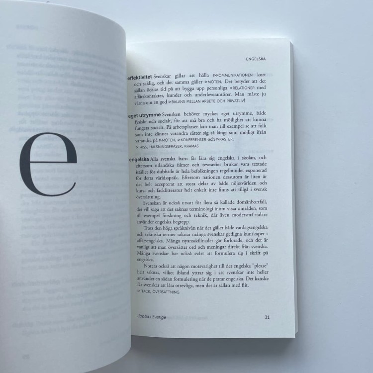 "Jobba i Sverige: Svensk arbetsplatskultur A–Ö" - Anne Pihl, Sofi Tegsveden Deveaux working in sweden 6