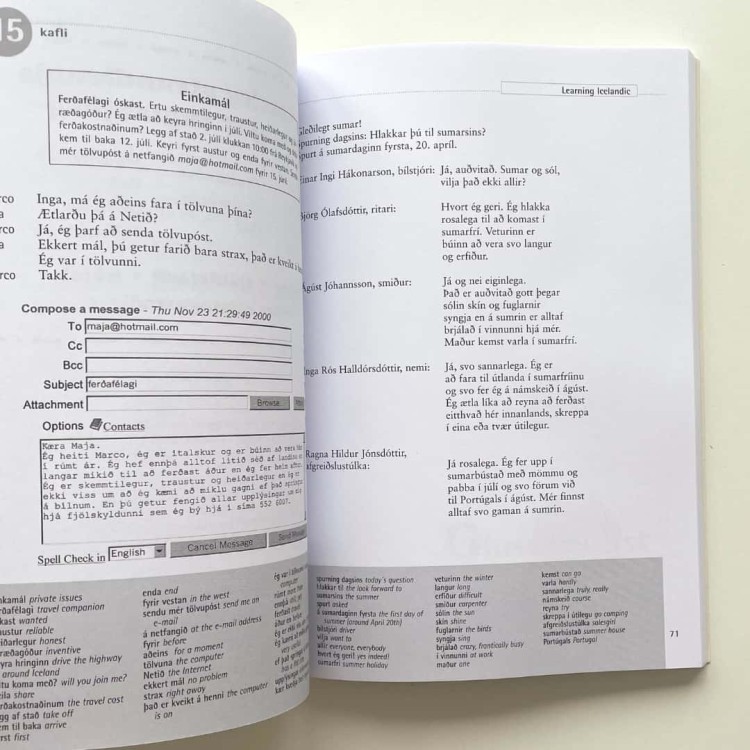 Learning Icelandic - podręcznik do nauki islandzkiego oraz ćwiczenia z gramatyki islandzki 4