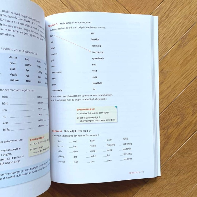 Grammatik i brug - en basal indføring i dansk grammatik learning danish, danish grammar 6