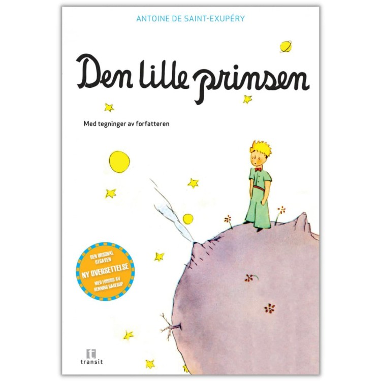 “Den lille prinsen” (Norwegian), or The Little Prince in Norwegian - for learning and as a gift, front cover