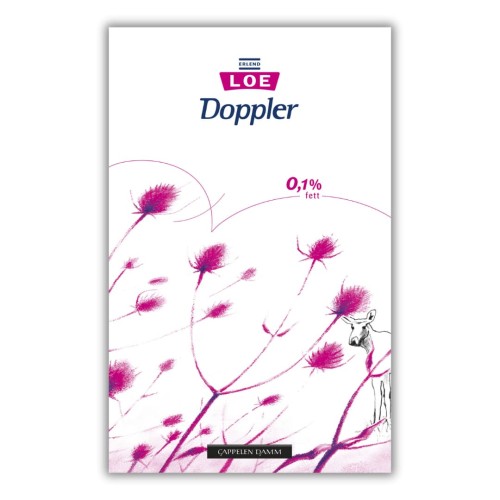 "Doppler" - Erlend Loe, book in Norwegian language, original, bestseller, an easy book to read in norwegian, front cover.