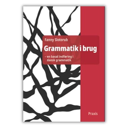 Grammatik i brug - en basal indføring i dansk grammatik, wprowadzenie do gramatyki w duński, przednia okładka książki
