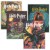 Harry Potter in Swedish - set of books 4-7 by J.K. Rowling. Hardcover Swedish editions, level B2/C1, translated by Lena Fries-Gedin, front covers