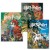 Harry Potter in Swedish - set of books 1-3 by J.K. Rowling. Hardcover Swedish editions, level B2/C1, translated by Lena Fries-Gedin, front covers