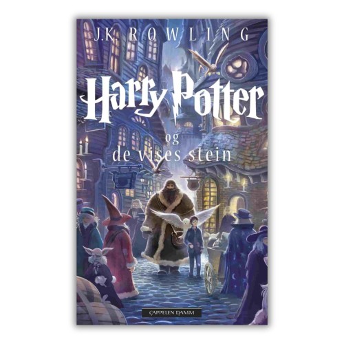 "Harry Potter og De vises stein" - J. K. Rowling  in Norwegian, simple to read book in Norwegian