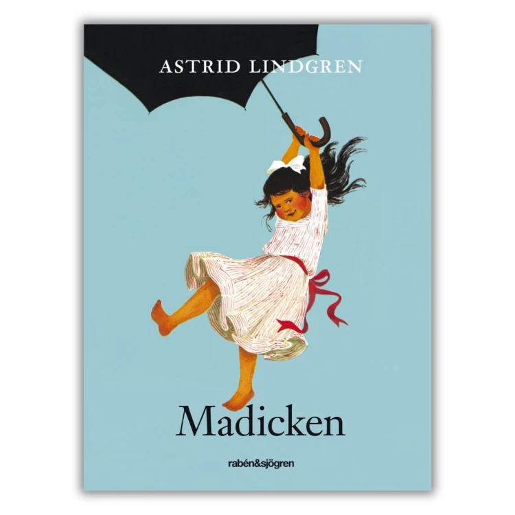 "Madicken" by Astrid Lindgren - a classic of Swedish children's literature in the original Swedish, front cover
