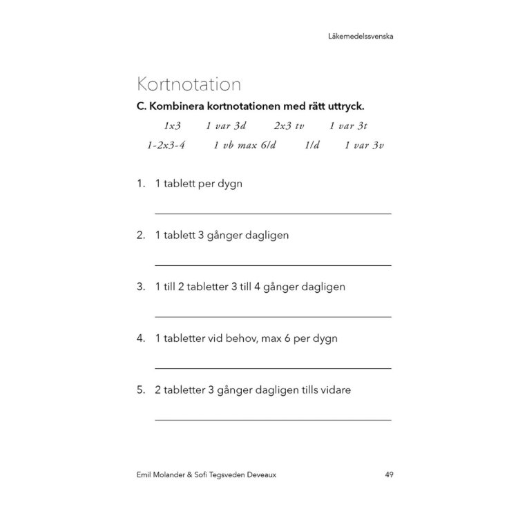 Läkemedelssvenska - język szwedzki medyczny