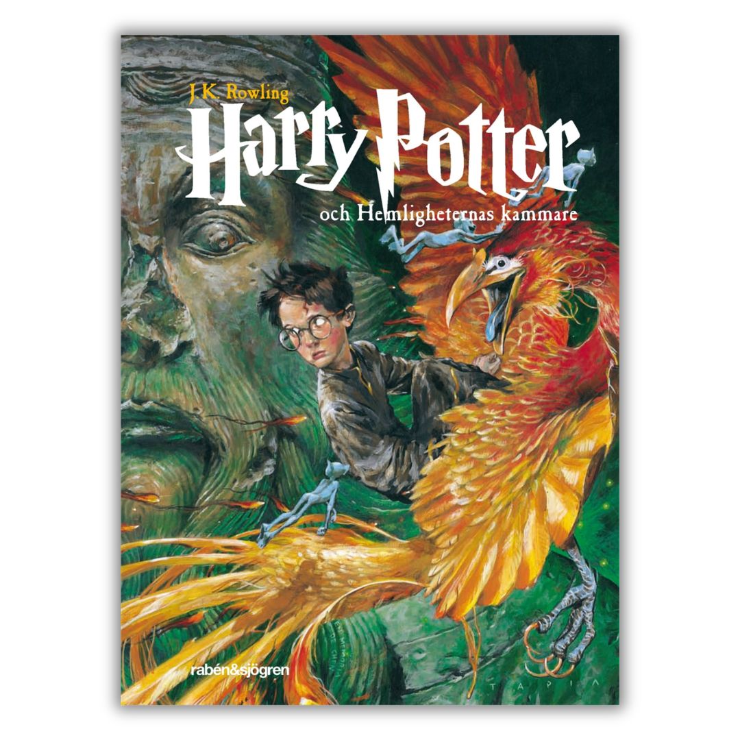 Harry Potter och Hemligheternas kammare - Harry Potter and the Chamber of Secrets in Swedish, front cover